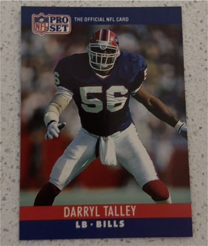 1990 Pro Set #47 Darryl Talley — front
