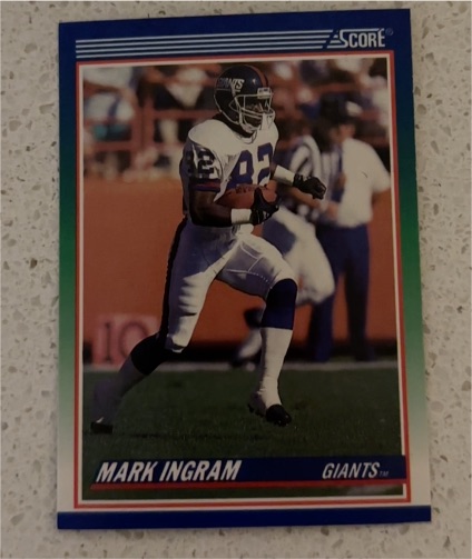 1990 Score #437 Mark Ingram — front