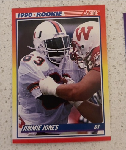 1990 Score #623 Jimmie Jones — front