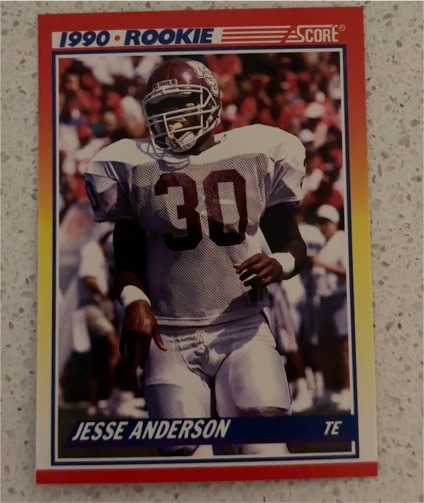 1990 Score #633 Jesse Anderson Rookie — front