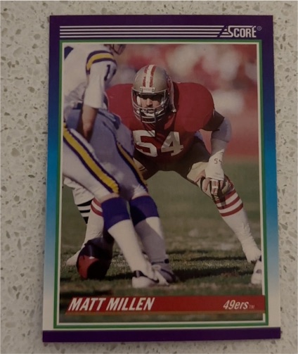 1990 Score #514 Matt Millen — front