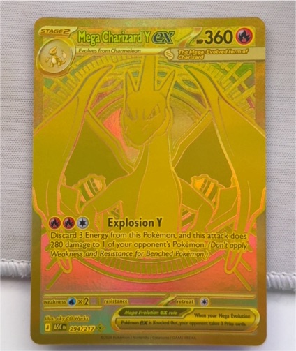2026 Pokémon Ascended Heroes #294 Mega Charizard Y EX — front