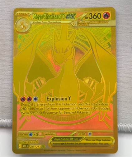 2026 Pokémon Ascended Heroes #294 Mega Charizard Y ex — front