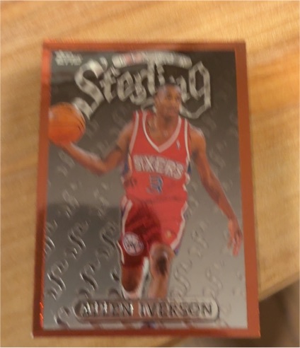 1996 Topps Finest Sterling #240 Allen Iverson — front
