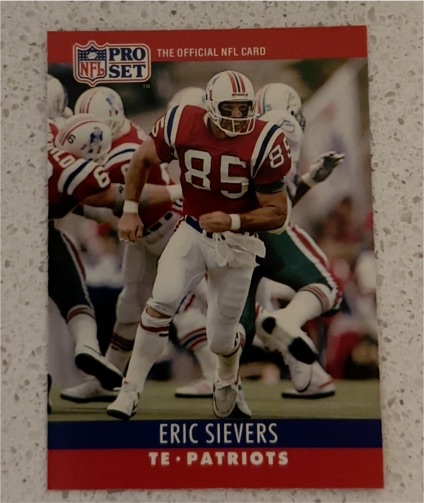 1990 Pro Set #206 Eric Sievers — front