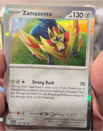 2022 Pokemon Scarlet & Violet Destined Rivals #146 Zamazenta — front