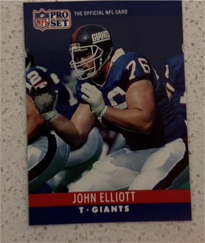 1990 Pro Set #224 John Elliott — front