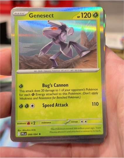 2015 Pokémon #008 Genesect — front