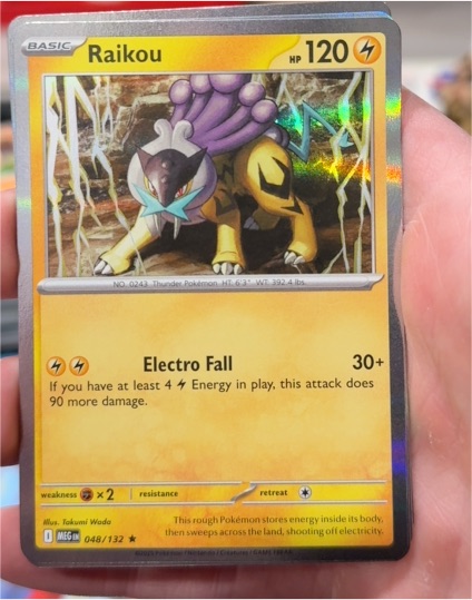 2021 Pokemon ME01: Mega Evolution #048 Raikou — front
