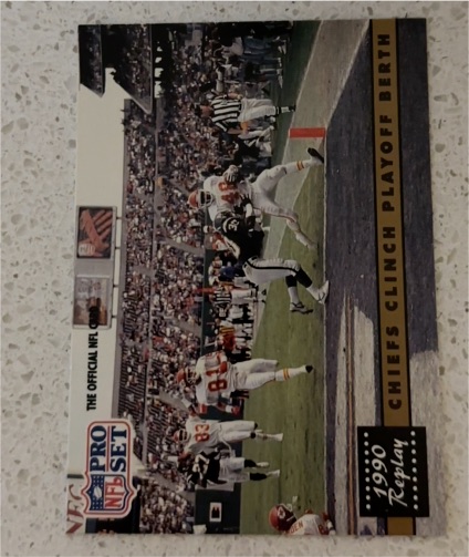 1991 Pro Set #339 Chiefs Clinch Playoff Berth Steve DeBerg — front