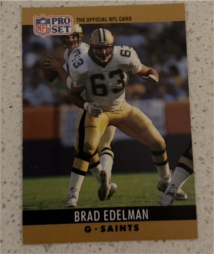 1990 Pro Set #211 Brad Edelman — front