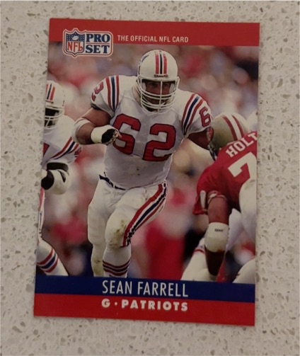 1990 Pro Set #203 Sean Farrell — front