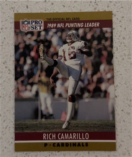 1990 Pro Set #14 Rich Camarillo — front