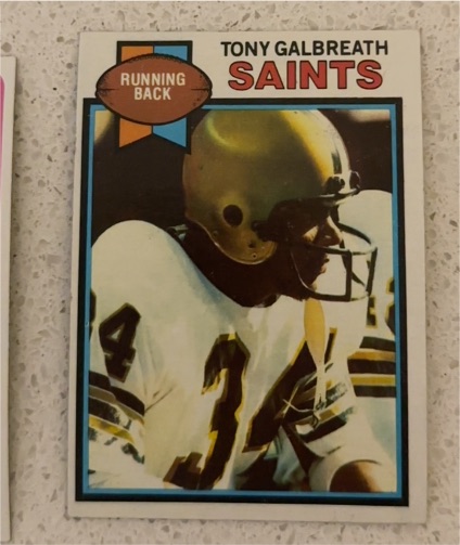 1979 Topps #191 Tony Galbreath — front
