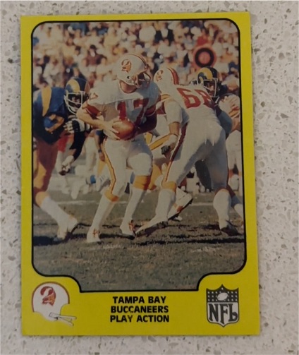 1978 Fleer Team Action #53 Tampa Bay Buccaneers Play Action — front