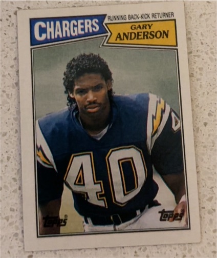 1987 Topps #341 Gary Anderson — front