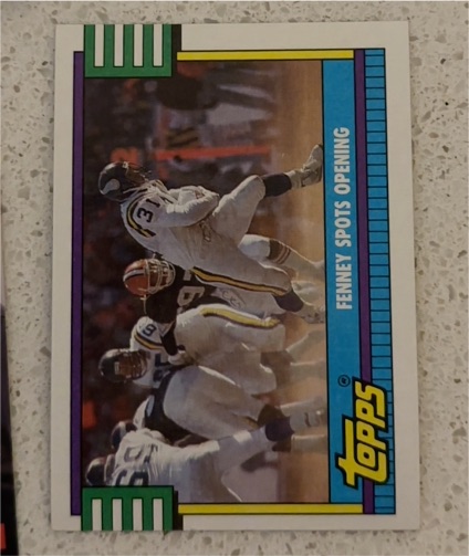 1990 Topps #528 Rick Fenney — front