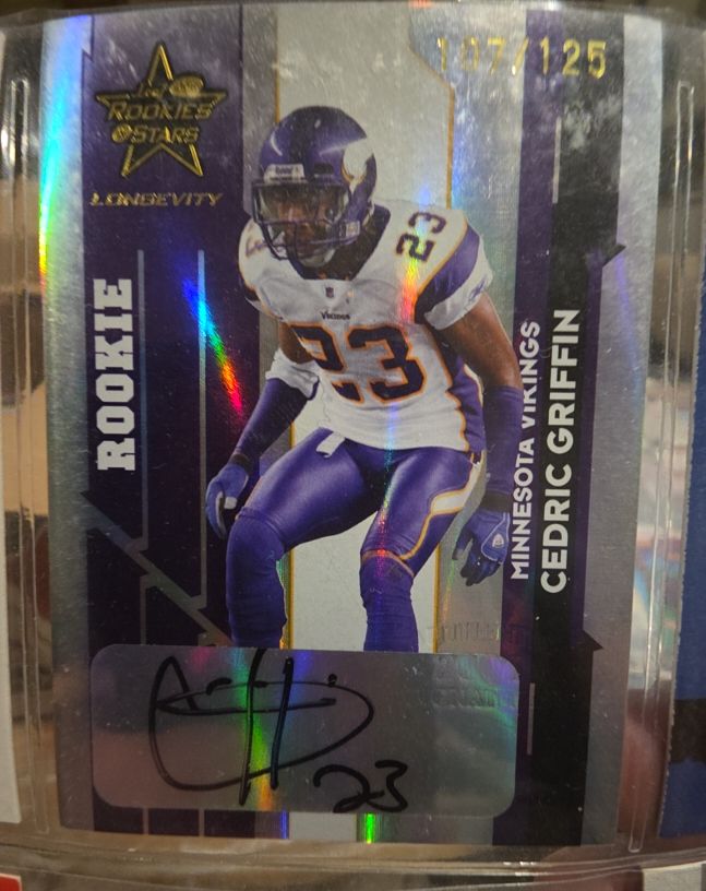 2006 Leaf Rookies & Stars Longevity #183 Cedric Griffin — front