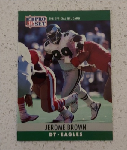 1990 Pro Set #244 Jerome Brown — front
