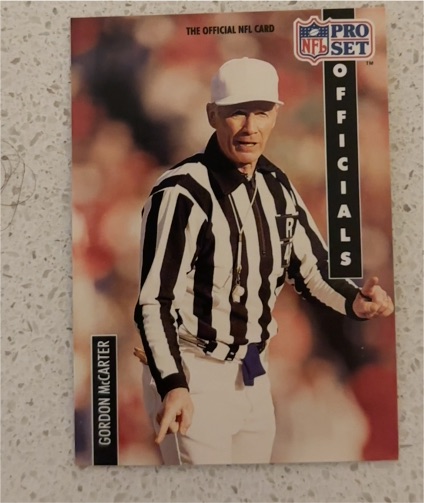 1991 Pro Set #365 Gordon McCarter — front