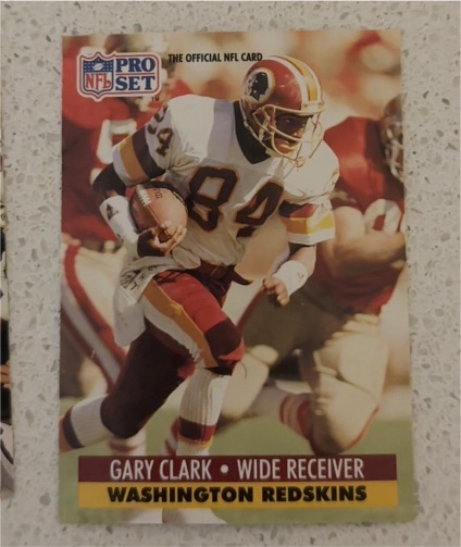 1991 Pro Set #317 Gary Clark — front