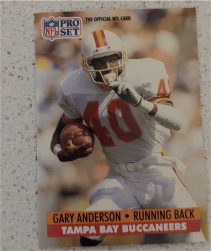 1991 Pro Set #307 Gary Anderson — front
