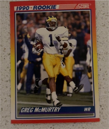 1990 Score #650 Greg McMurtry — front