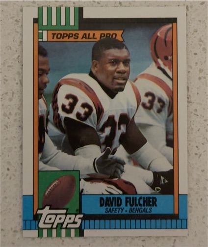 1990 Topps #273 David Fulcher — front