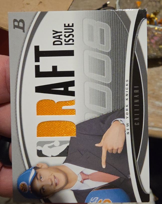 2008 Bowman Draft Picks & Stars Draft Day Issue Danilo Gallinari — front