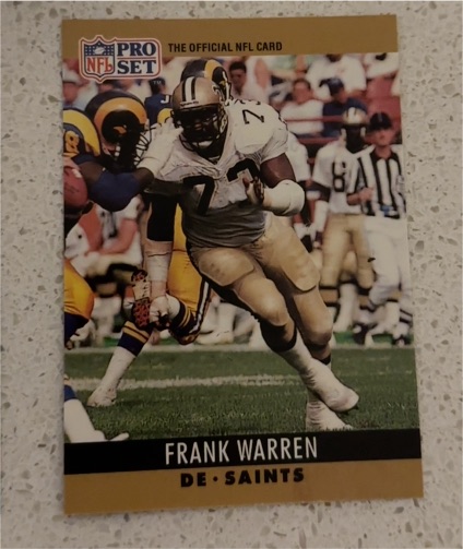 1990 Pro Set #219 Frank Warren — front
