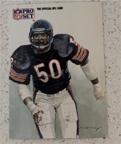 1991 Pro Set #396 Mike Singletary Chicago Bears — front