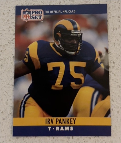1990 Pro Set #172 Irv Pankey — front