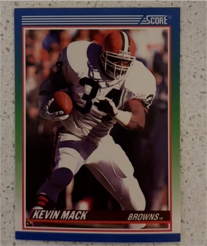 1990 Score #380 Kevin Mack — front