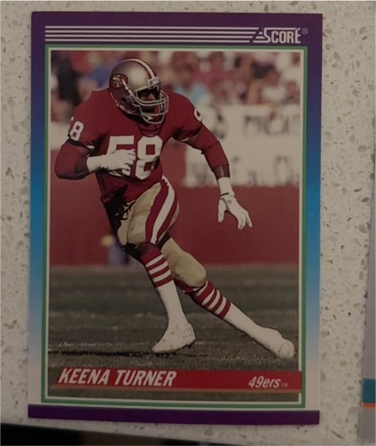 1990 Score #539 Keena Turner — front