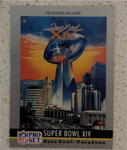 1990 Pro Set Super Bowl XIV #14 — front