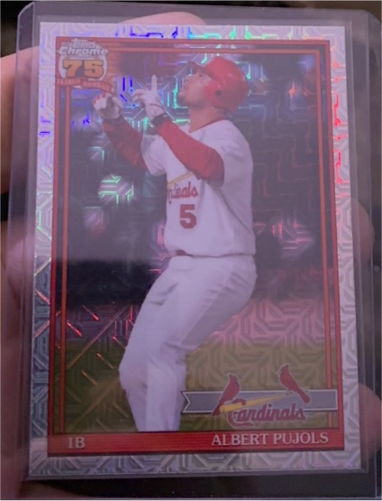 2026 Topps Series 1 Chrome #91C-13 Albert Pujols — front