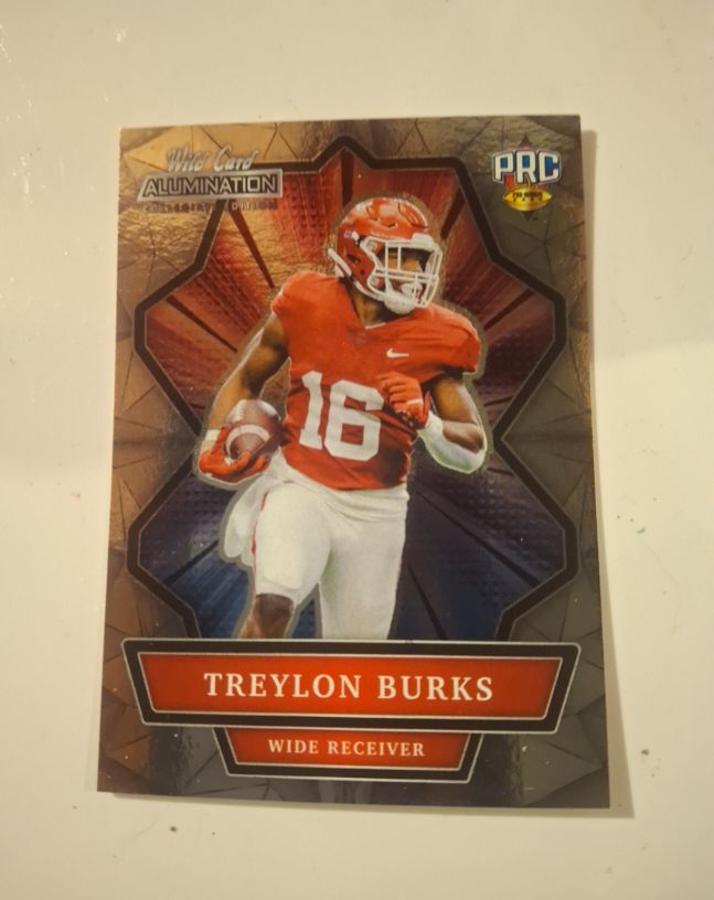 2021 Wild Card Alumination Collegiate Edition #ANBC-79 Treylon Burks — front