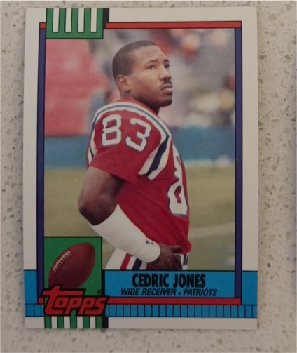 1990 Topps #424 Cedric Jones — front