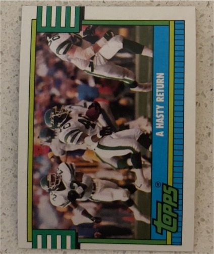 1990 Topps #517 A Hasty Return James Hasty — front