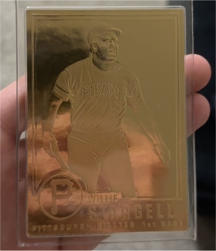 1996 Danbury Mint #3 Willie Stargell — front