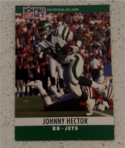 1990 Pro Set #235 Johnny Hector — front