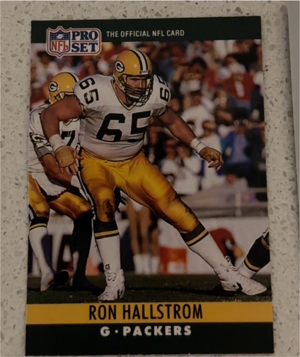 1990 Pro Set #108 Ron Hallstrom — front