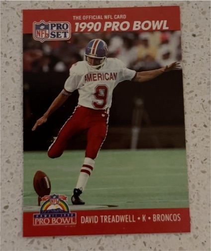 1990 Pro Set #375 David Treadwell — front