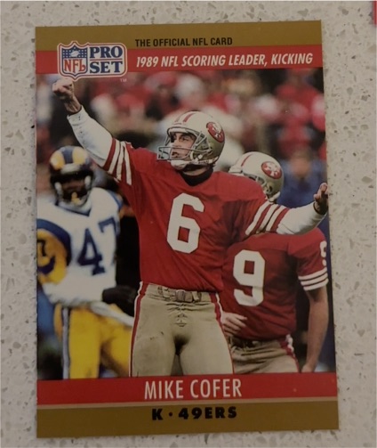 1990 Pro Set #11 Mike Cofer — front
