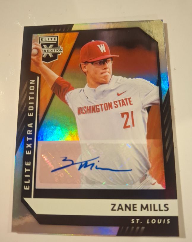 2021 Panini Elite Extra Edition #120 Zane Mills — front