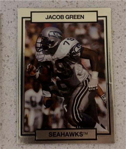 1990 Action Packed #252 Jacob Green — front