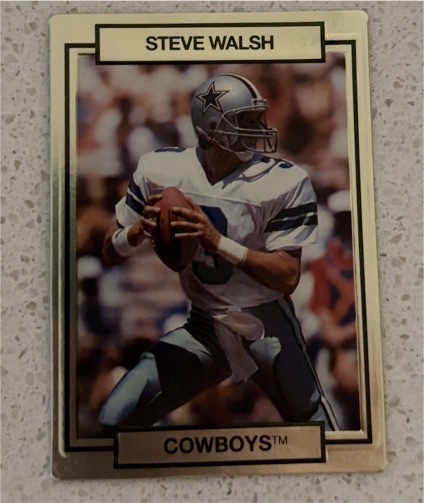 1990 Action Packed #60 Steve Walsh — front