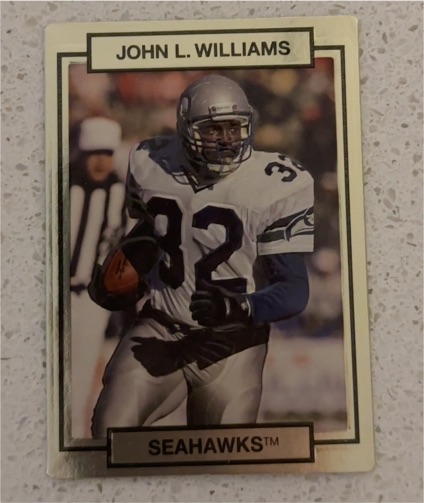 1990 Action Packed #260 John L. Williams — front