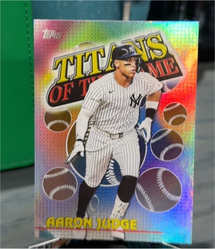 2026 Topps Series 1 #TOG-3 Aaron Judge Titans of the Game — front