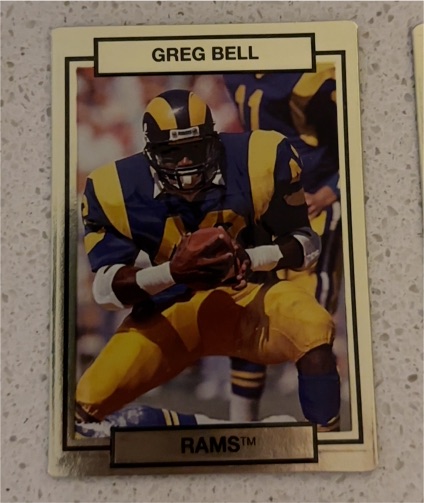 1990 Action Packed #132 Greg Bell — front